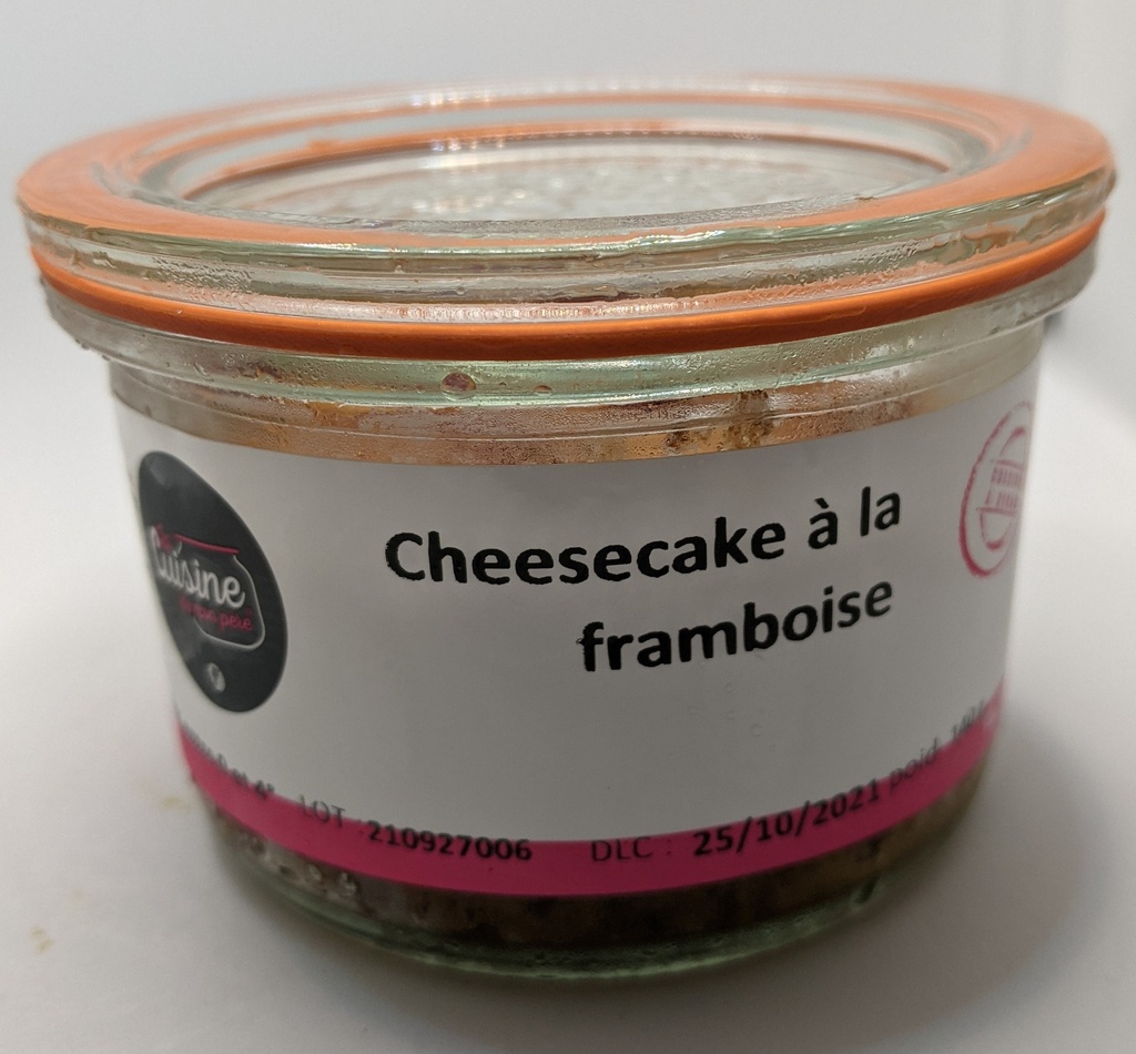 CHEESECAKE AUX FRAMBOISES 