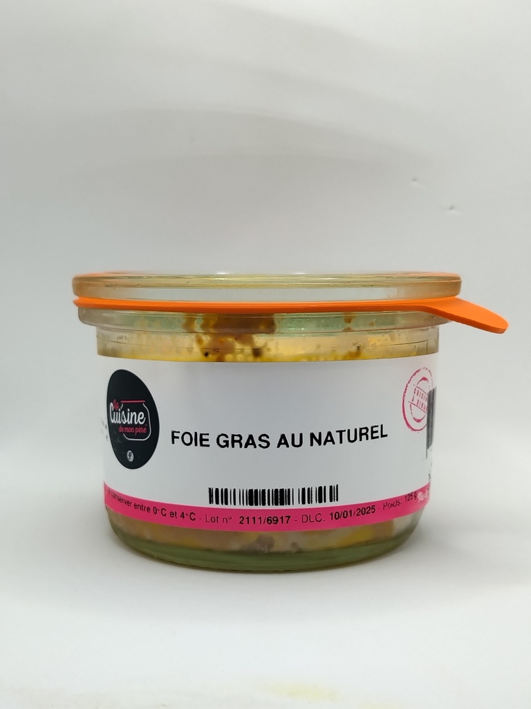FOIE GRAS AU NATUREL (125 g) (p2)