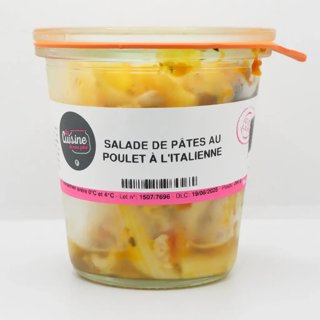 SALADE DE PÂTES AU POULET À L'ITALIENNE