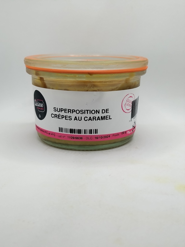 SUPERPOSITION DE CRÊPES AU CARAMEL
