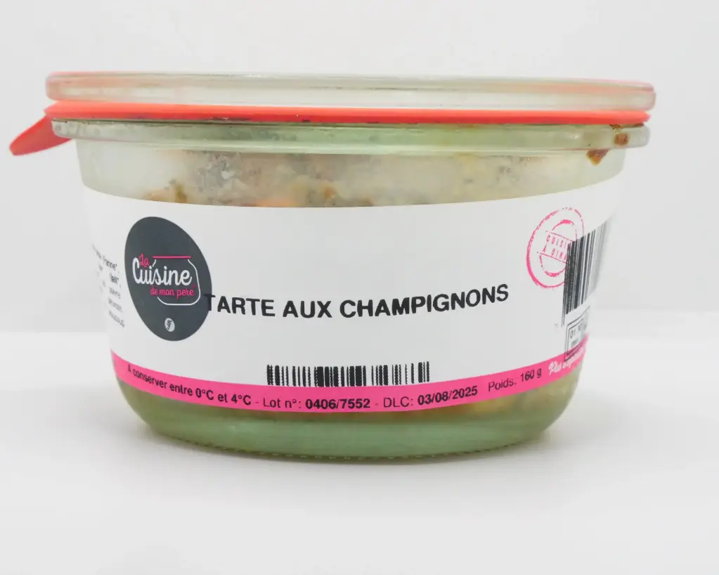 TARTE AUX CHAMPIGNONS