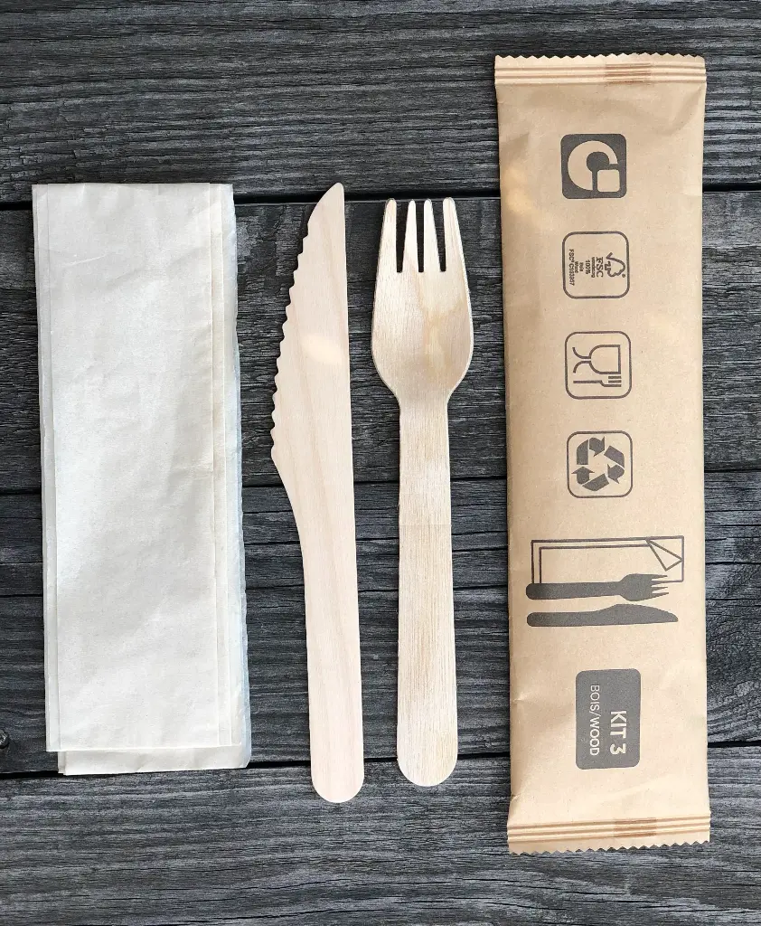 Kit couverts bois (u.)