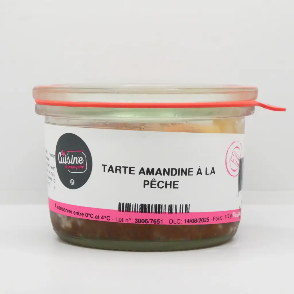 TARTE AMANDINE À LA PÊCHE 