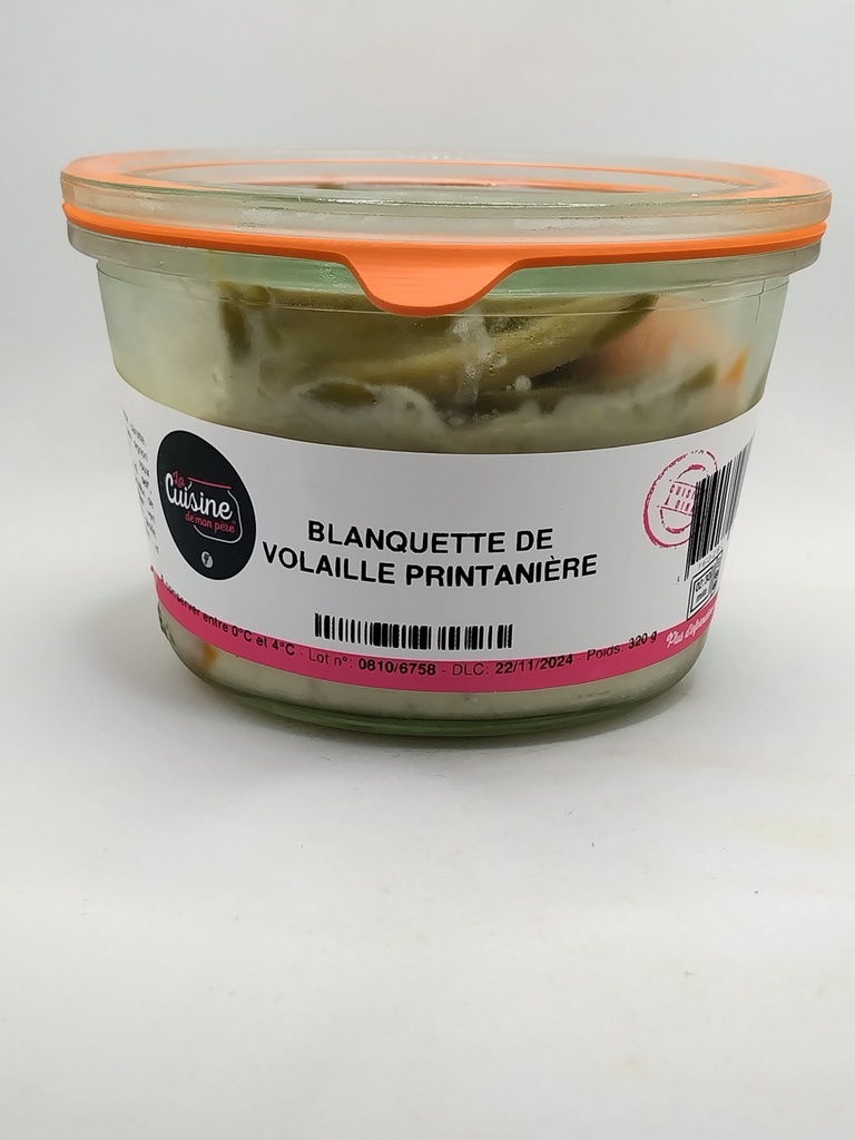 BLANQUETTE DE VOLAILLE PRINTANIÈRE (g2)