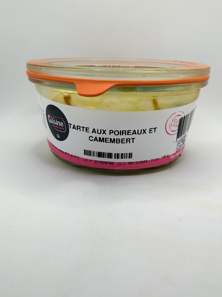TARTE AUX POIREAUX ET AU CAMEMBERT 