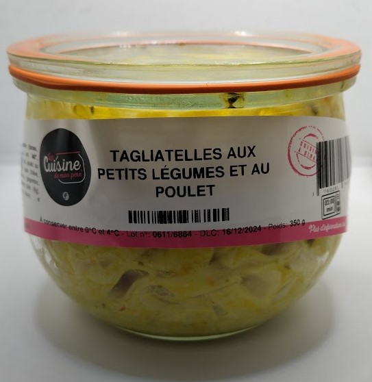 TAGLIATELLES AUX POIREAUX ET AU POULET