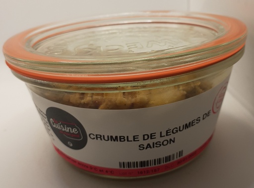 [G1] CRUMBLE DE LÉGUMES DE SAISON 