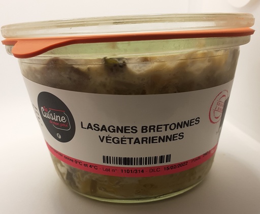 [G2] LASAGNES BRETONNES VÉGÉTARIENNES (g2)