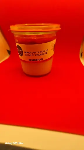 [P3] PANNA COTTA NOIX DE COCO ET FRAMBOISE 