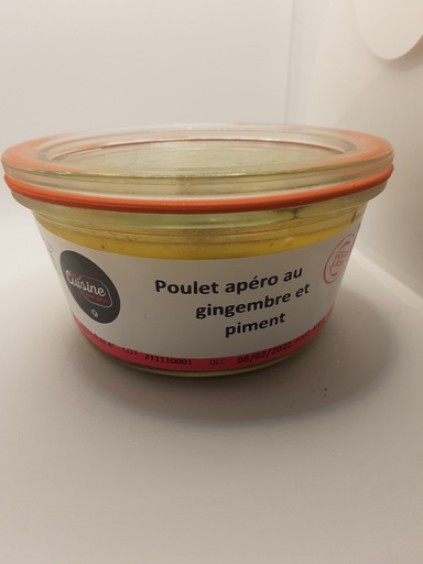 [G1] POULET APÉRO PARFUMÉ AU GINGEMBRE ET PIMENT D'ESPELETTE