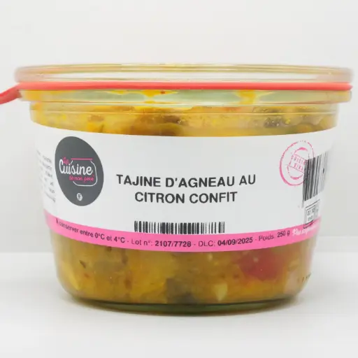 [G2] TAJINE D'AGNEAU AU CITRON CONFIT (g2)