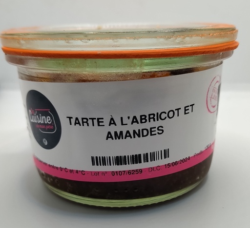 [P2] TARTE À L'ABRICOT ET AMANDES 