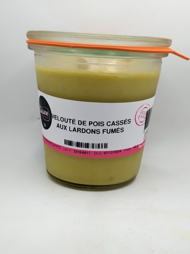 [P3] VELOUTÉ DE POIS CASSÉS AUX LARDONS FUMÉS (p3)