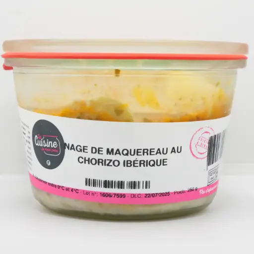 [G2] NAGE DE MAQUEREAU AU CHORIZO IBÉRIQUE