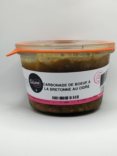 [G2] CARBONADE DE BOEUF À LA BRETONNE AU CIDRE
