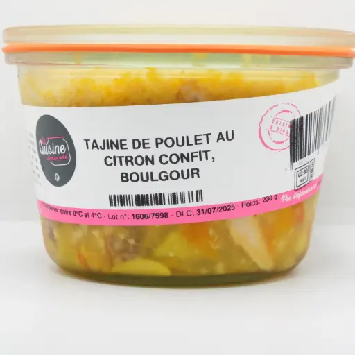 [G2] TAJINE DE POULET À L'ABRICOT, BOULGOUR