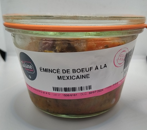 [G2] ÉMINCÉ DE BOEUF A LA MEXICAINE 