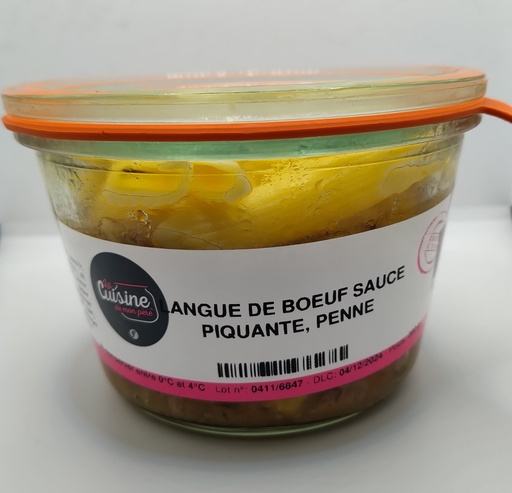 [G2] LANGUE DE BOEUF SAUCE MADÈRE, CAROTTES, CHAMPIGNONS, POMMES DE TERRE (g2)