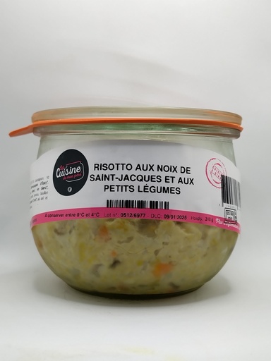 [G4] RISOTTO AUX NOIX DE SAINT-JACQUES ET AUX PETITS LÉGUMES